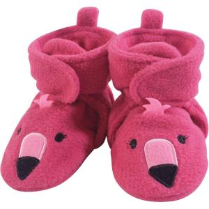 imageHudson Baby UnisexChild Cozy Fleece BootiesPink Flamingo