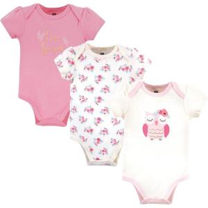 imageHudson Baby babygirls Cotton Bodysuits 3packFree Spirit Owl