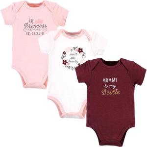 imageHudson Baby babygirls Cotton Bodysuits 3packMommy My Bestie