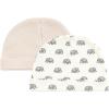 imageHudson Baby Unisex Baby Cotton Cap and Scratch Mitten SetGoing on Safari