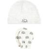 imageHudson Baby Unisex Baby Cotton Cap and Scratch Mitten SetGoing on Safari