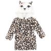 imageHudson Baby Unisex Baby Plush Bathrobe and Toy Set Leopard One Size