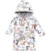 imageHudson Baby Unisex Baby Mink with Faux Fur Lining Pool and Beach Robe Coverups Zoo Animals 612 Months