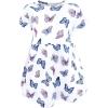 imageHudson Baby Girls Cotton DressesBlue Butterflies