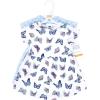 imageHudson Baby Girls Cotton DressesBlue Butterflies