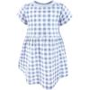 imageHudson Baby Girls Cotton DressesBlue Pink Basic Tulip