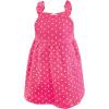 imageHudson Baby Girls Cotton DressesDk Pink Rose Dot