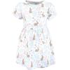 imageHudson Baby Girls Cotton DressesFloral Bunnies