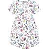 imageHudson Baby Girls Cotton DressesPink Doodles
