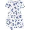 imageHudson Baby Girls Cotton DressesPink and Blue Roses