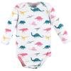 imageHudson Baby babyboys Cotton Longsleeve Bodysuits 5packSparklesaurus