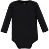 imageHudson Baby babygirls Cotton Longsleeve Bodysuits 5packBaby Bear Gray Black
