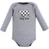 imageHudson Baby babygirls Cotton Longsleeve Bodysuits 5packBaby Bear Gray Black