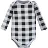 imageHudson Baby babygirls Cotton Longsleeve Bodysuits 5packBaby Bear Gray Black