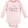 imageHudson Baby babygirls Cotton Longsleeve Bodysuits 5packGirl Pumpkin Pie
