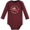 imageHudson Baby babygirls Cotton Longsleeve Bodysuits 5packGirl Pumpkin Pie