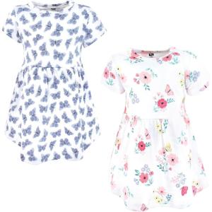 imageHudson Baby Girls Cotton DressesButterfly Floral