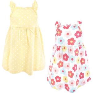 imageHudson Baby Girls Cotton DressesCheerful Flower