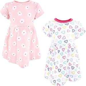 imageHudson Baby Girls Cotton DressesFun Hearts