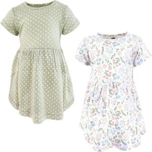 imageHudson Baby Girls Cotton DressesPastel Wildflower