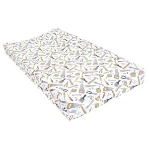 imageHudson Baby Unisex Baby Changing Pad Cover Dinosaurs One SizeConstruction Work