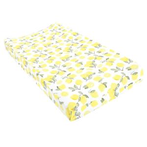 imageHudson Baby Unisex Baby Changing Pad Cover Dinosaurs One SizeLemon