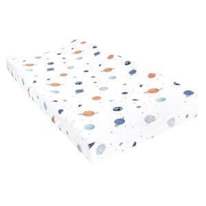 imageHudson Baby Unisex Baby Changing Pad Cover Dinosaurs One SizeSpace