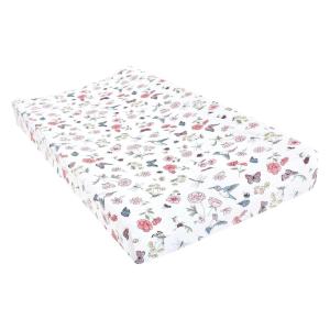 imageHudson Baby Unisex Baby Cotton Changing Pad Cover Buffalo Plaid One SizeHummingbird Garden