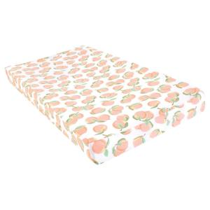 imageHudson Baby Unisex Baby Cotton Changing Pad Cover Buffalo Plaid One SizePeach