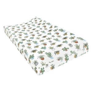 imageHudson Baby Unisex Baby Cotton Changing Pad Cover Buffalo Plaid One SizePlants