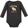 imageHudson Baby unisexbaby Cotton Longsleeve Bodysuits 3packBrave Lion