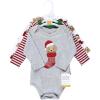 imageHudson Baby unisexbaby Cotton Longsleeve Bodysuits 3packChristmas Dog