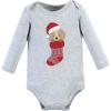 imageHudson Baby unisexbaby Cotton Longsleeve Bodysuits 3packChristmas Dog