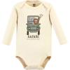 imageHudson Baby unisexbaby Cotton Longsleeve Bodysuits 3packGoing on Safari