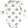 imageHudson Baby unisexbaby Cotton Longsleeve Bodysuits 3packHot Cocoa Vibes