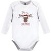 imageHudson Baby unisexbaby Cotton Longsleeve Bodysuits 3packRed Christmoose
