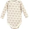 imageHudson Baby unisexbaby Cotton Longsleeve Bodysuits 3packSnuggle Bear