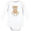 imageHudson Baby unisexbaby Cotton Longsleeve Bodysuits 3packTeddy Bears