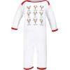 imageHudson Baby unisexchild Cotton CoverallsSanta Reindeer