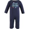 imageHudson Baby unisexchild Cotton CoverallsSpace