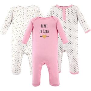 imageHudson Baby unisexchild Cotton CoverallsHeart