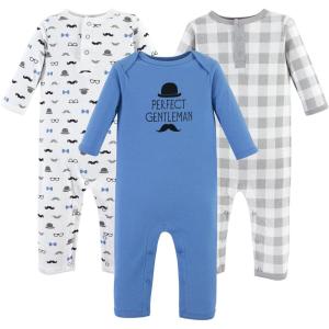 imageHudson Baby unisexchild Cotton CoverallsPerfect Gentleman