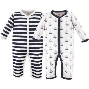 imageHudson Baby unisexchild Cotton CoverallsSailboat
