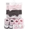 imageHudson Baby Baby Girls 10pc Headband and Socks SetBerry Floral Damask