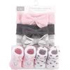 imageHudson Baby Baby Girls 10pc Headband and Socks SetCloud Ballet