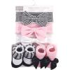 imageHudson Baby Baby Girls 10pc Headband and Socks SetHoundstooth Love