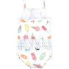 imageHudson Baby Girls Baby and Toddler SwimsuitIce Cream Popsicle Toddler