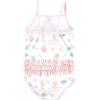 imageHudson Baby Girls Baby and Toddler SwimsuitPastel Sea Baby
