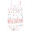 imageHudson Baby Girls Baby and Toddler SwimsuitPastel Sea Toddler
