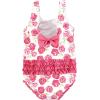 imageHudson Baby Girls Baby and Toddler SwimsuitPink Roses Baby